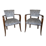 Set of two moustache bridge chairs