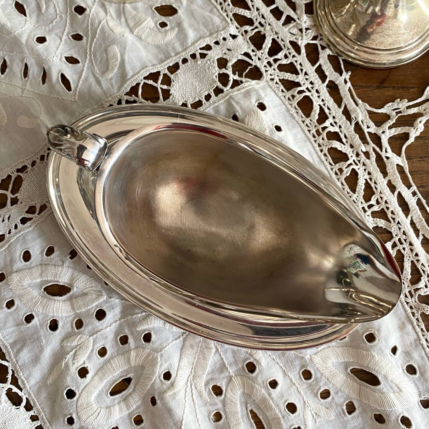 Sheffield Silver Gravy Boat