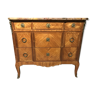 Transition chest of drawers 1900 inlaid with marquetry