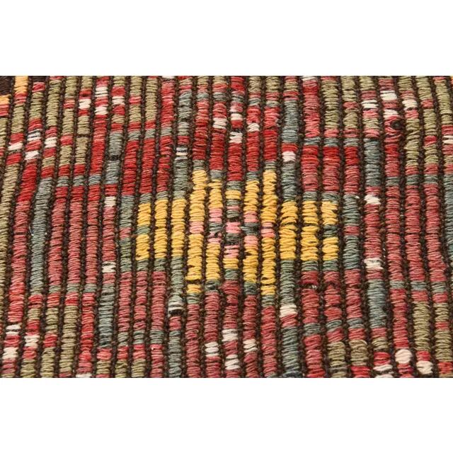Vintage Turkish Oushak Handmade Wool & Cotton Brown Area Rug 164x288