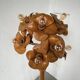 Ornamental floor lamp with "flower" patterns from the 1970s.