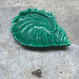 Vallauris green ceramic pocket tray