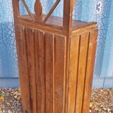 Old art deco display case in Burmese teak