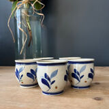Foliage Pattern Ceramic Pots