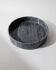 Large vintage marble bowl from the 1970s, dark grey.