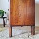 Antique Louis XV style walnut burl commode – 4 drawers – Marquetry