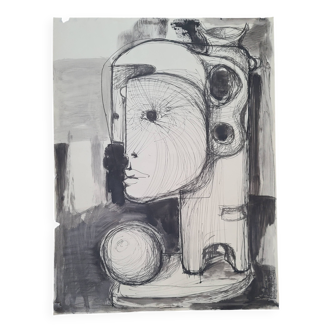 Modern Art Drawing/Sketch, Style: Expressive Artwork