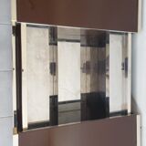 Coffee table vintage bar year 70 double tray for Roche Bobois