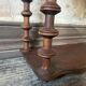 19th Century Original French Bobbin Turned Wooden Shelving Unit, Two Tier D