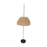 Vintage rope reading floor lamp 1970