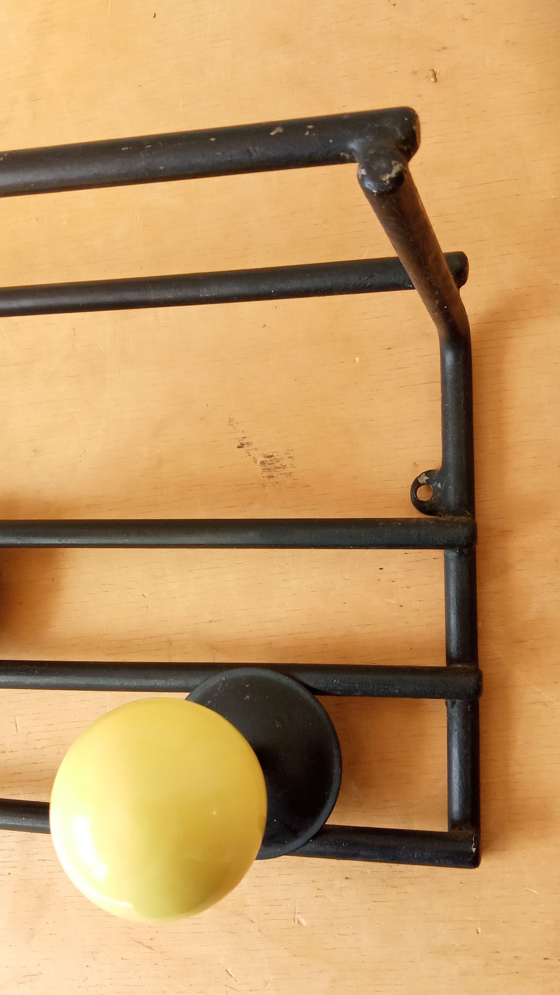 Coat rack with balls 50s