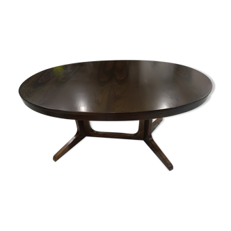 Extendable oval table Baumann 1970
