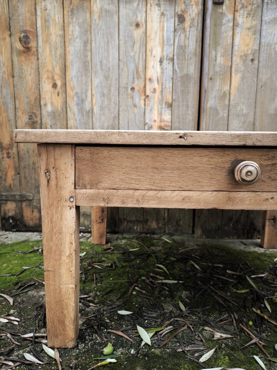 Wooden coffee table