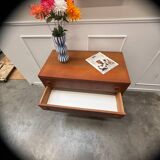 Scandinavian chest of drawers with compass feet