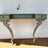 Turquoise blue "mermaid" dressing table