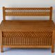 Rattan chest bench