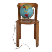 Globe terrestre lumineux TARIDE verre 1966