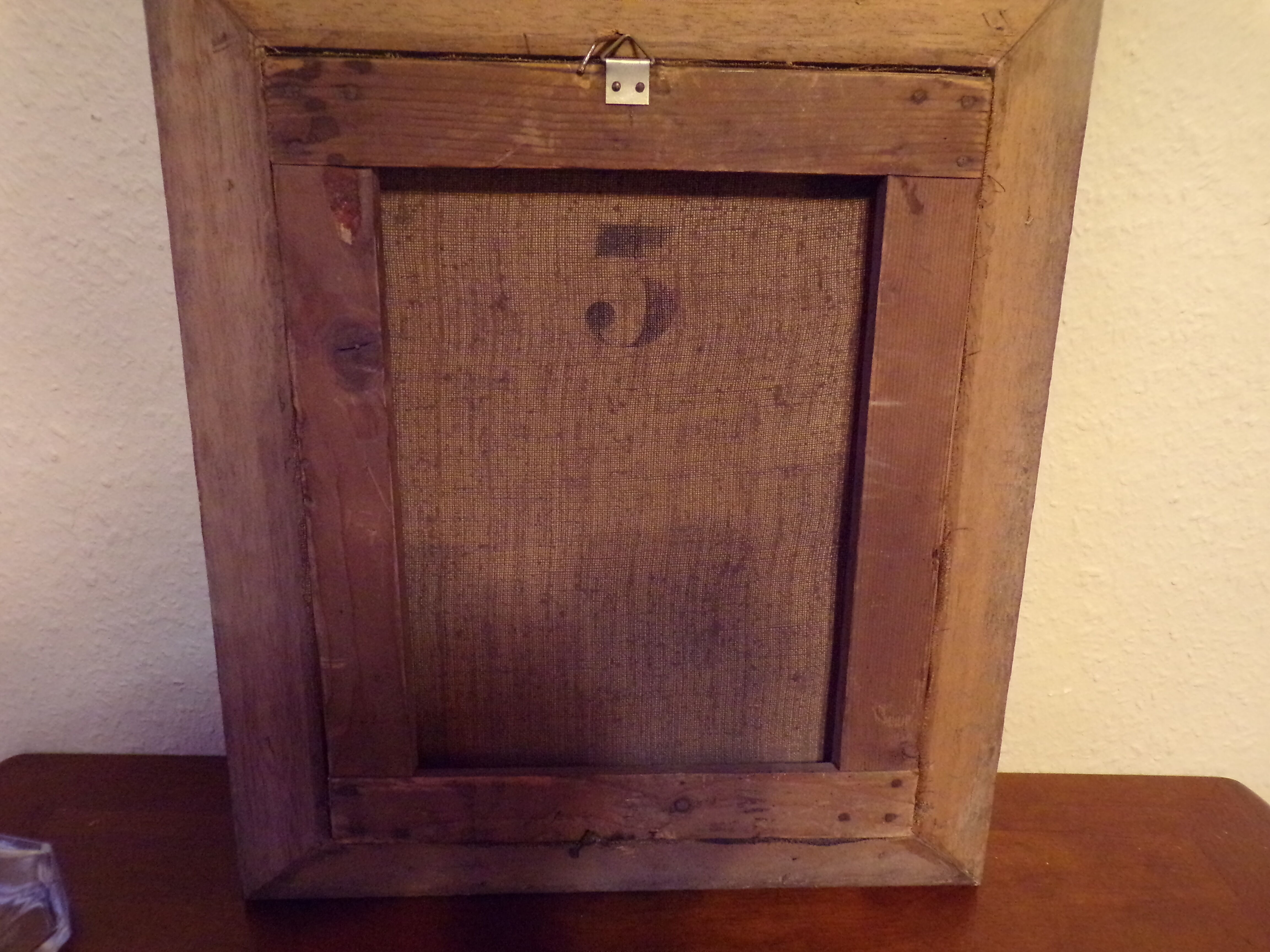 Oil on canvas portrait