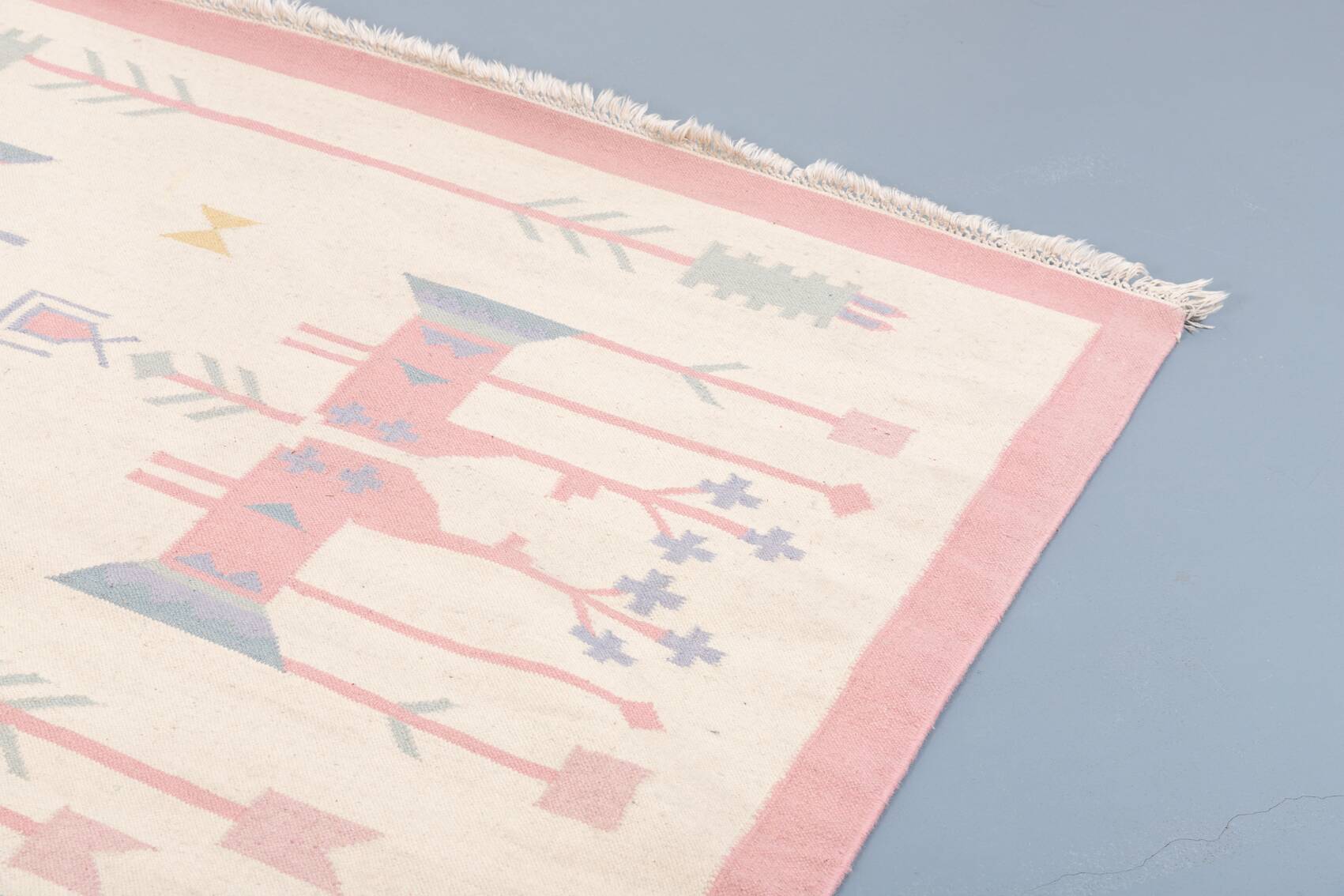 Vintage Scandinavian Modern Woven rug, 1970’s