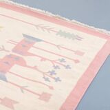 Tapis tissé moderne scandinave vintage, 1970