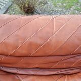 VIntage oxred leather lounge Chair Rolf Benz