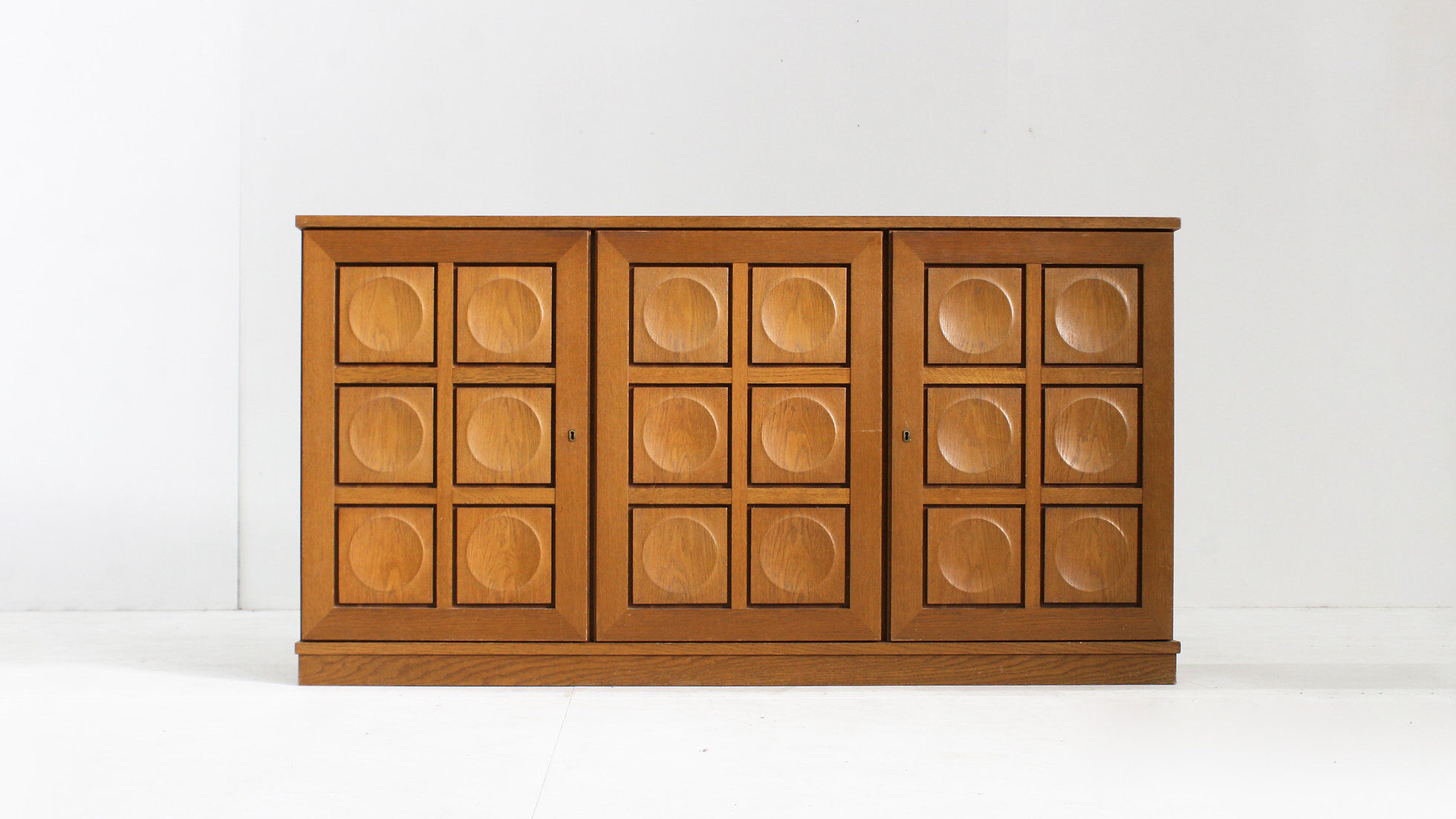 Vintage brutalist sideboard 1970s Gerhard Bartels
