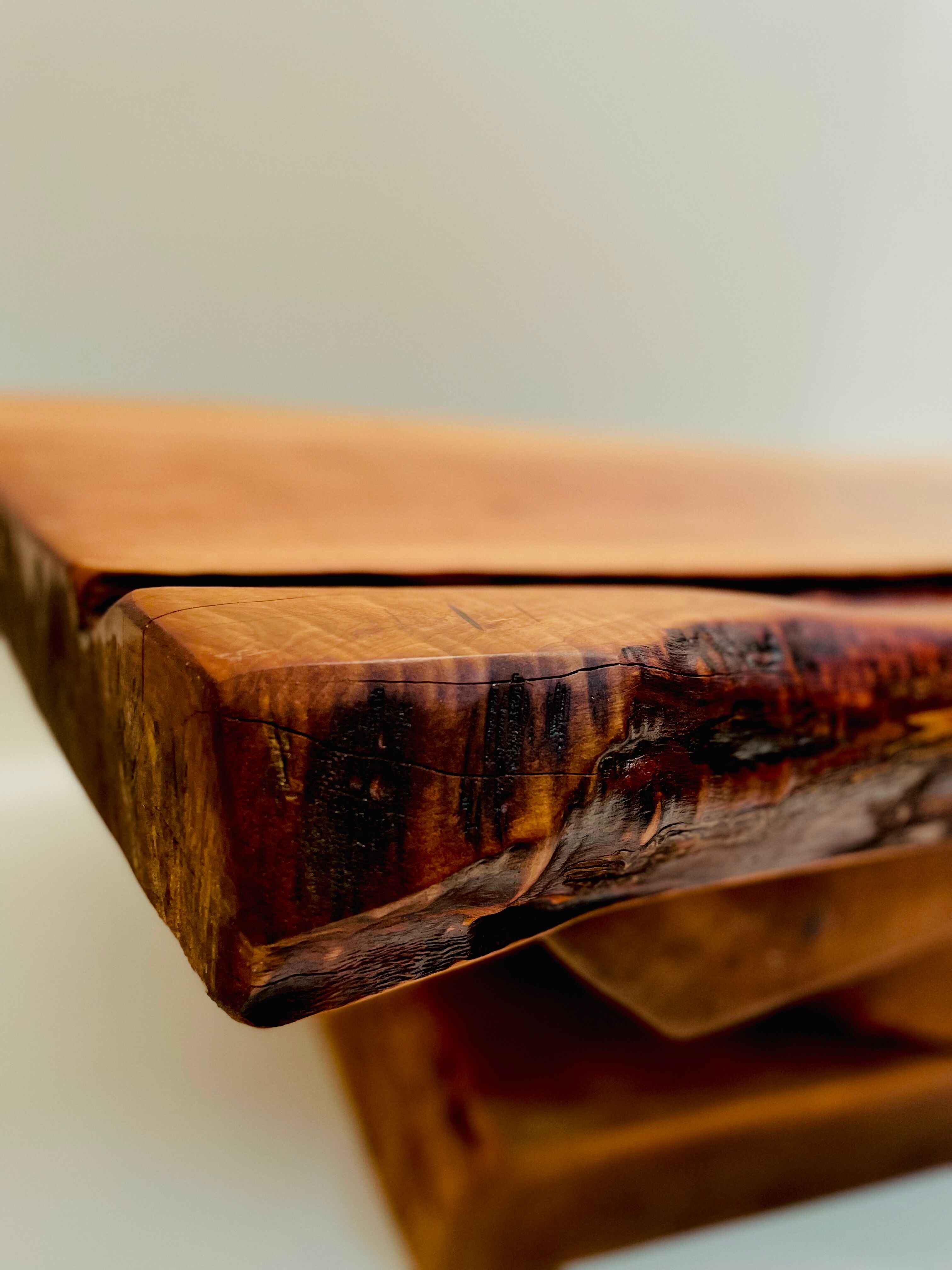 Solid wood coffee table