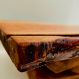 Table basse en bois massif