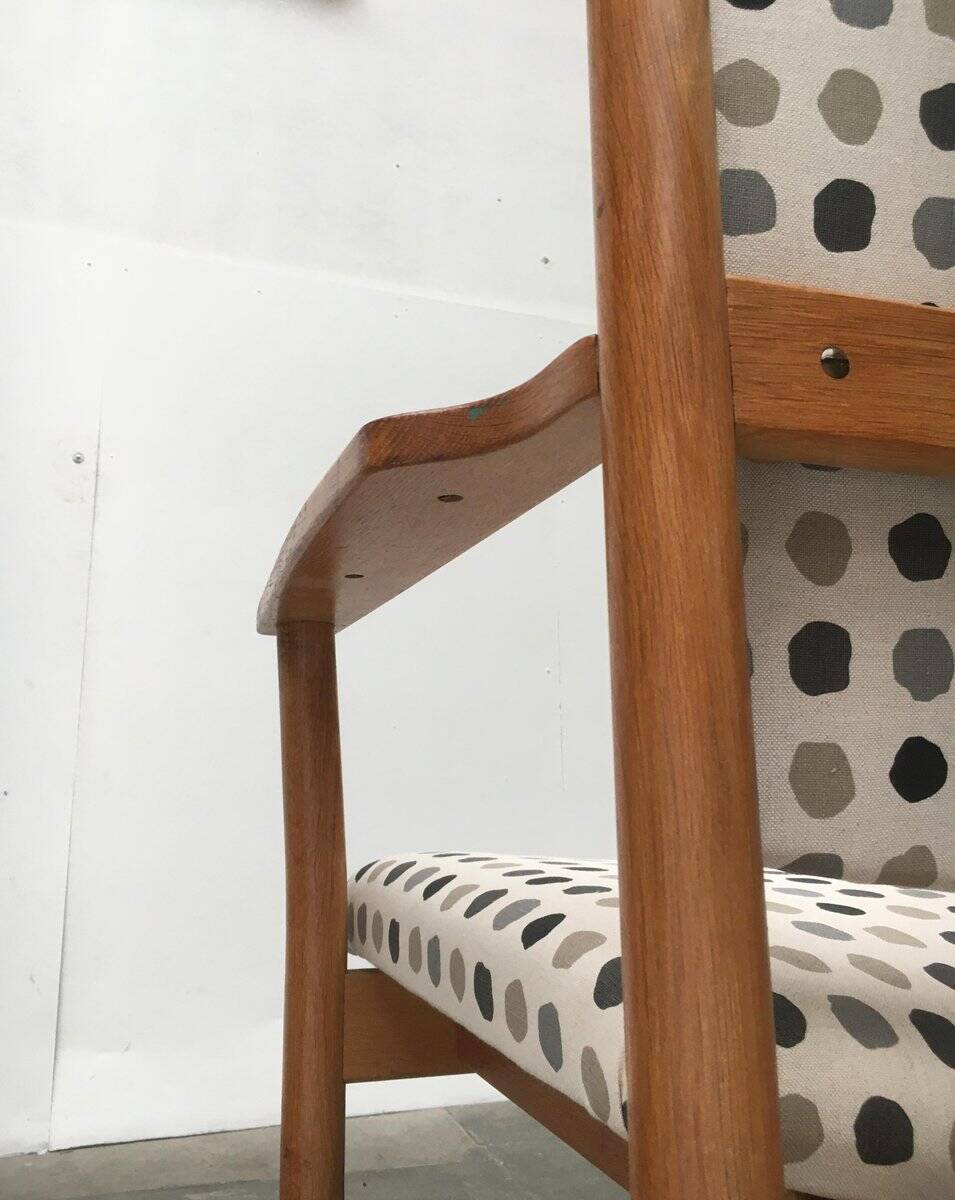 Set of mid-century Danish oak armchairs by Kurt Østervig.