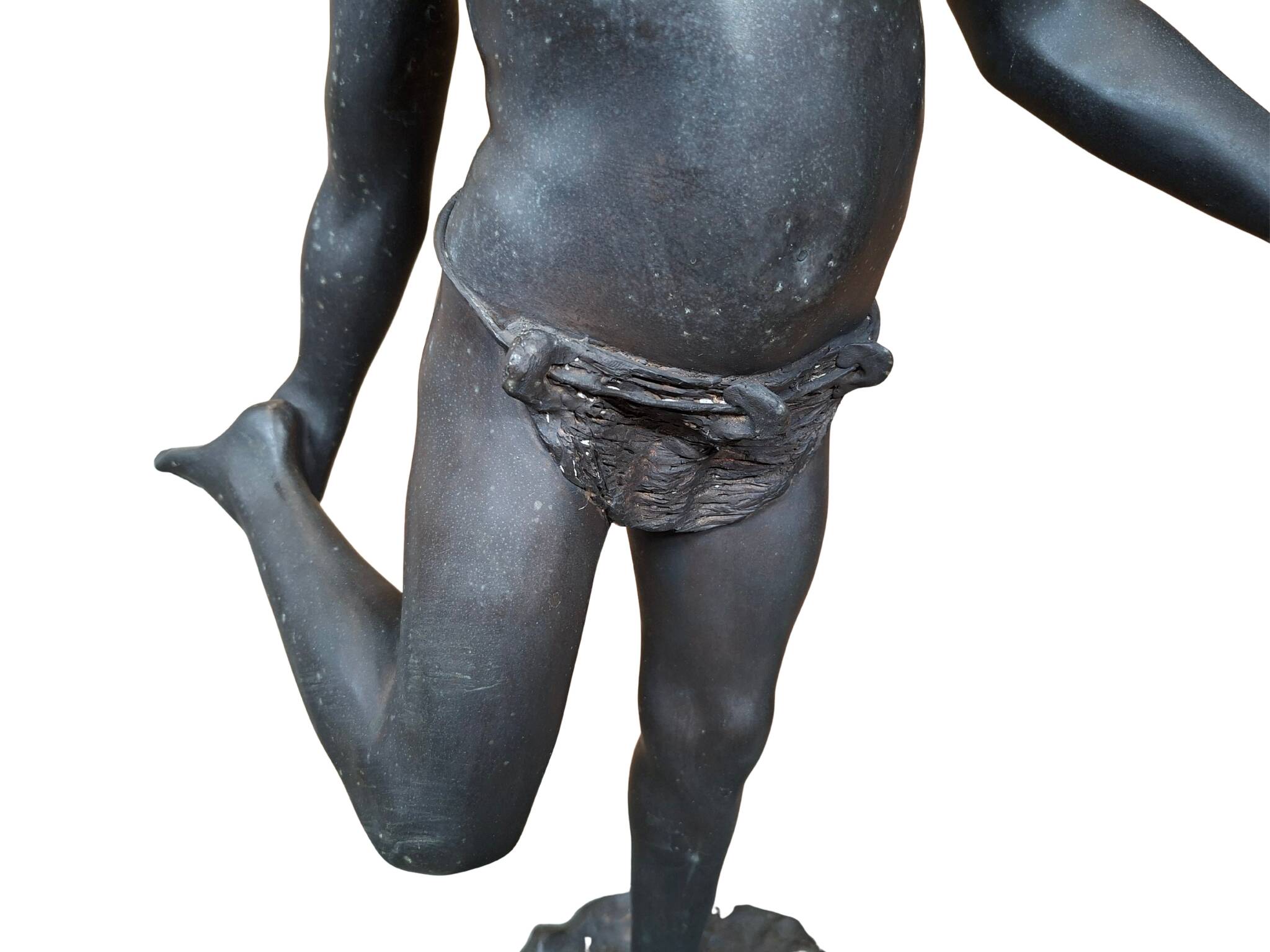Splendida Scultura in Bronzo: "Il Bambino Morso dal Granchio" '90