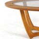 Oval coffee table 'Salford' mid century modern