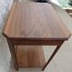 Chic 1930s Art Deco wooden pedestal table