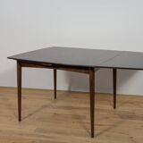 Table à manger extensible carrée en palissandre du milieu du siècle, Danemark, années 1960