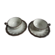 2 salins tea cups
