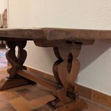 Rectangular monastery coffee table in solid oak