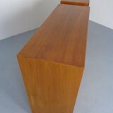 Large teak chest by H. W. Klein for Bramin, 1960s