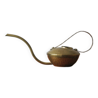 Hammered Brass Watering Can from VEB Kunstschmiede Neuruppin, Germany, 1960s