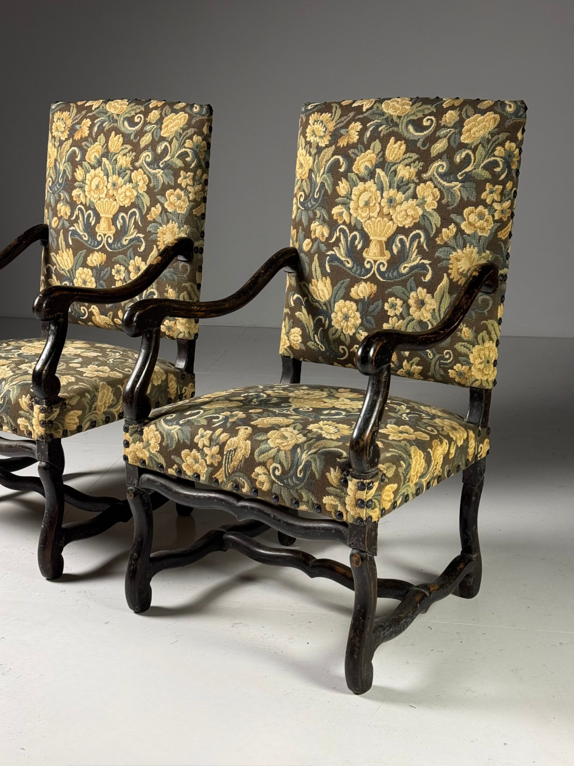 Ensemble de 2 fauteuils Os de Mouton