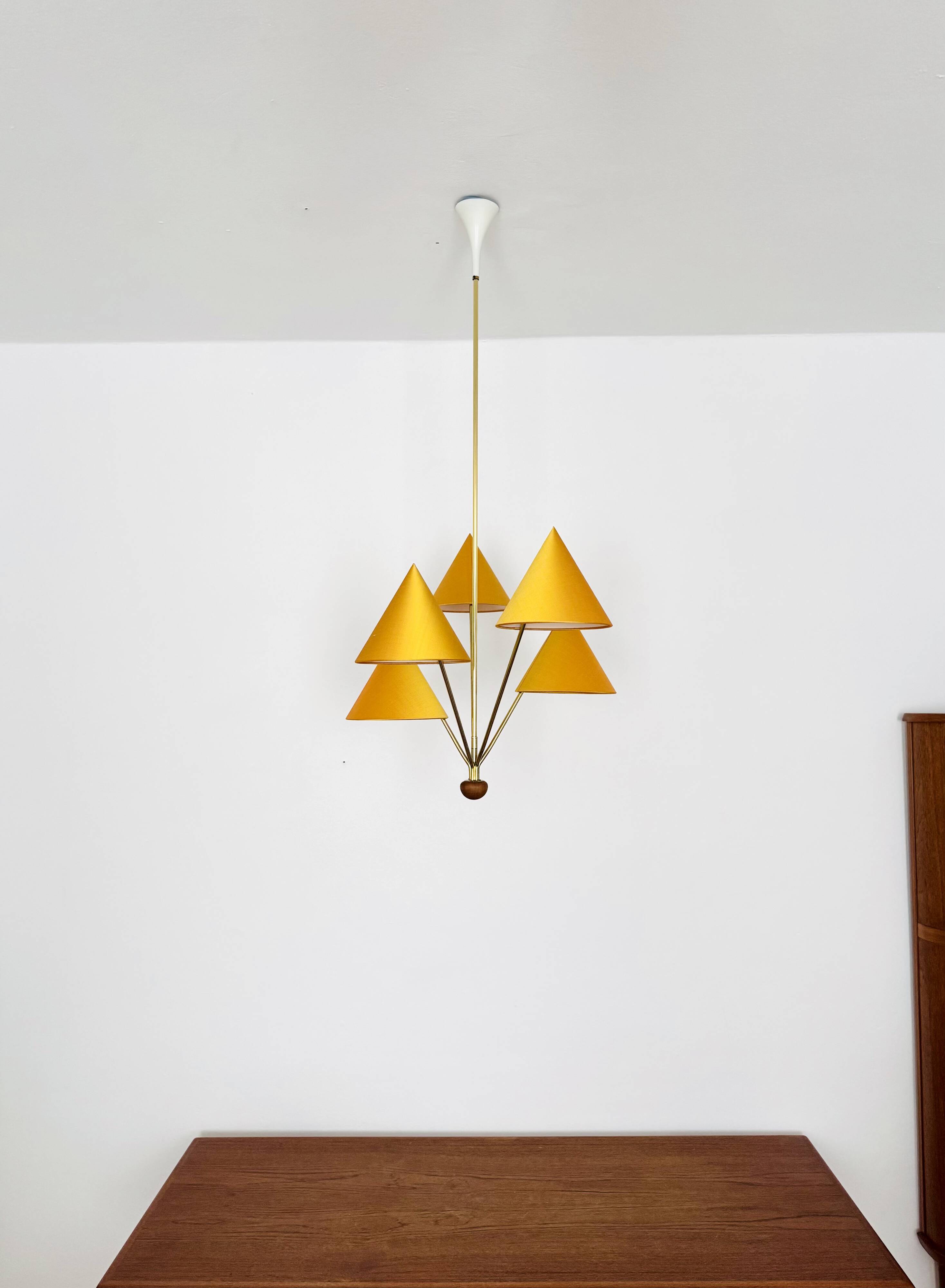 Lustre en laiton de Rupert Nikoll