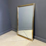 Vintage brass mirror by Belgochrom, 1970s
