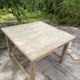 Table bois carré / Table à manger / table de boulanger