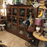 4-century blond walnut library