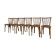 6 chaises bistrot baumann vintage