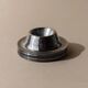Lot of 9 vintage stainless steel egg cups from the 1970s, timeless minimalist design, dishwasher safe.