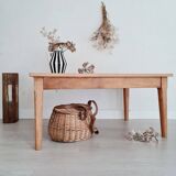 Table de ferme basse en chêne