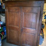 Antique wooden wardrobe