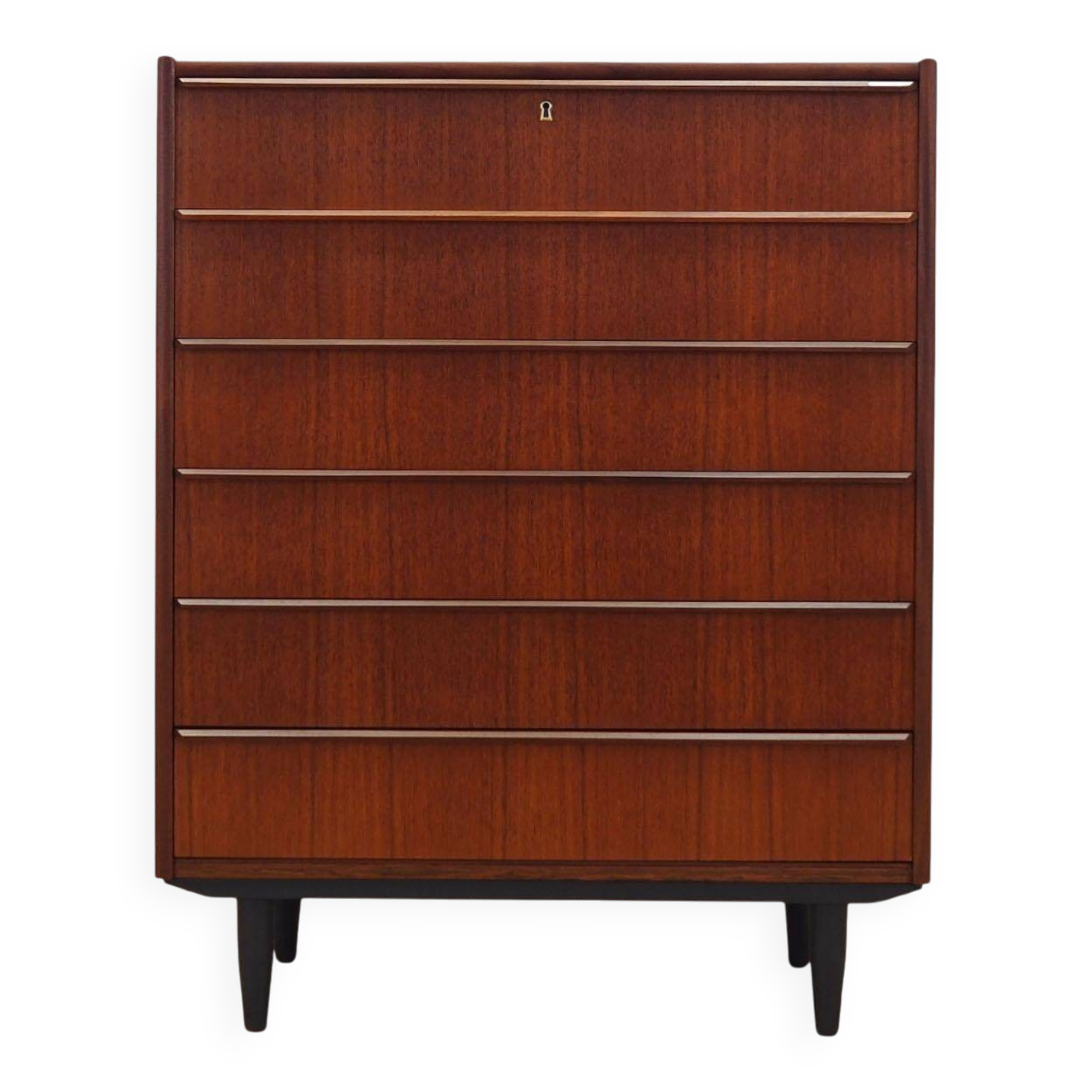 Teak chest of drawers, Danish design, 1970s, manufactured in Denmark