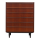 Teak chest of drawers, Danish design, 1970s, manufactured in Denmark