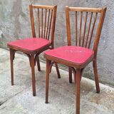 Paire de chaises bistrot Baumann