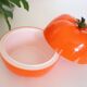 Seau à glaçons tomate orange, vintage